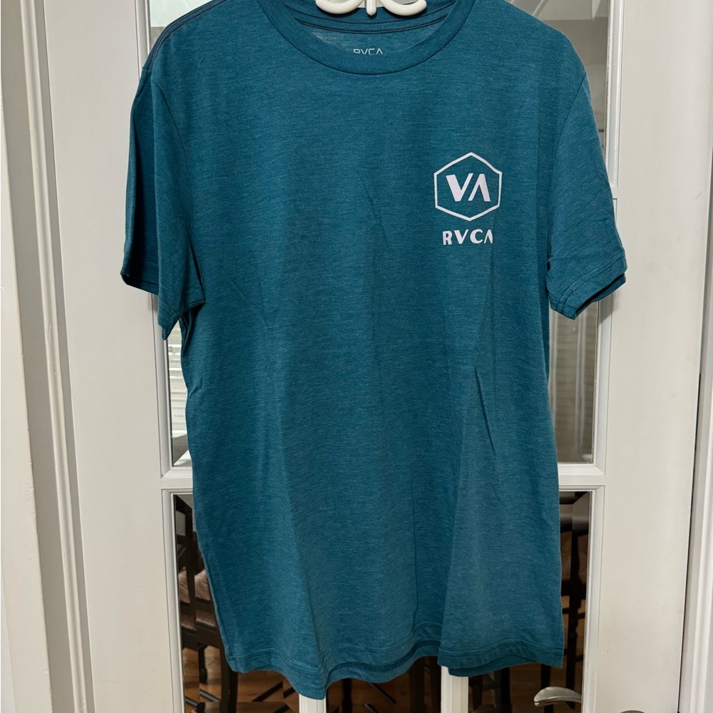 RVCA Teal Short Sleeve Tee